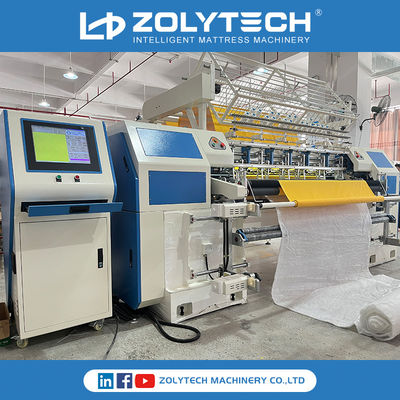 Máquina estofando do cobertor do servo motor multi - agulha contínua