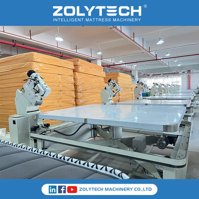 Máquina de fechamento da borda da fita do colchão da máquina da borda da fita do colchão da compra semi automática