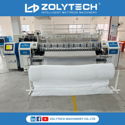Máquina estofando automatizada da multi agulha do ponto do fechamento para a fatura da edredão