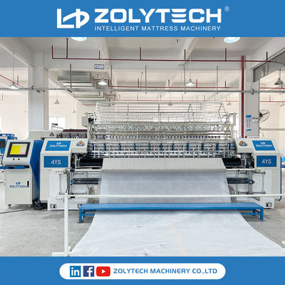 ZOLYTECH automatizou a máquina estofando da multi agulha de Stich do fechamento para a edredão