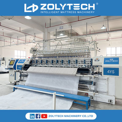 A máquina estofando de série ZOLYTECH automatizou a máquina estofando da multi agulha de Stich do fechamento