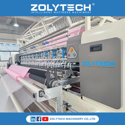 Big Shuttle Quilting Machine Máquina contínua de colchão para cobertores