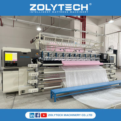 Máquina de acondicionamento de colchões ZOLYTECH Máquina de acondicionamento contínuo multi-agulha