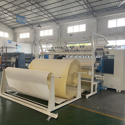 Ponto de corrente estofando da máquina da multi agulha da maquinaria do colchão de ZOLYTECH para as edredões WV15 1500rpm