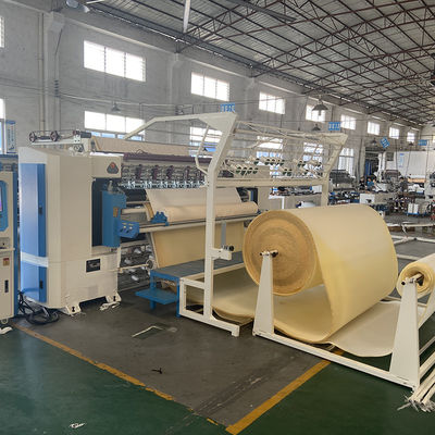 Ponto de corrente estofando da máquina da multi agulha de WV15 1500rpm para a maquinaria do colchão das edredões ZOLYTECH