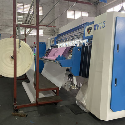 Ponto de corrente estofando industrial da máquina de WV15 1500rpm para a maquinaria do colchão das edredões ZOLYTECH