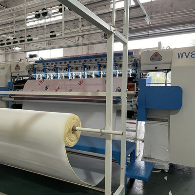 WV8 Alta Velocidade Computarizada Cadeia Costura Colchão Quilting Machine 25.4mm Distância de Agulha Para o colchão