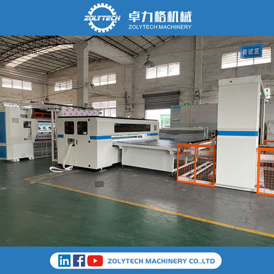 Painel automático de ZOLYTECH ZLT-HM Hemmer que orla a auto estação de orladura da máquina para a produção do colchão